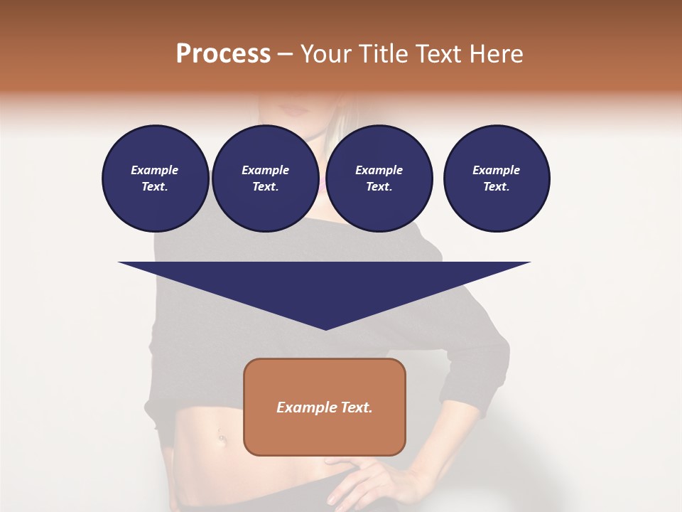 A Woman Posing For A Picture With Her Hands On Her Hips PowerPoint Template