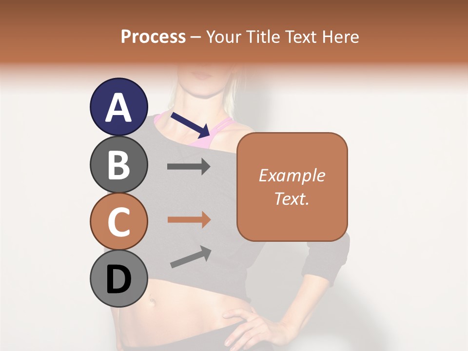 A Woman Posing For A Picture With Her Hands On Her Hips PowerPoint Template