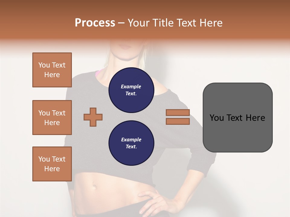 A Woman Posing For A Picture With Her Hands On Her Hips PowerPoint Template