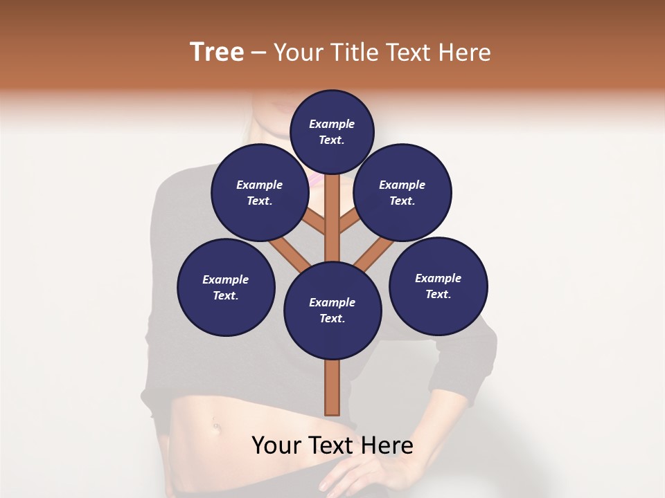 A Woman Posing For A Picture With Her Hands On Her Hips PowerPoint Template