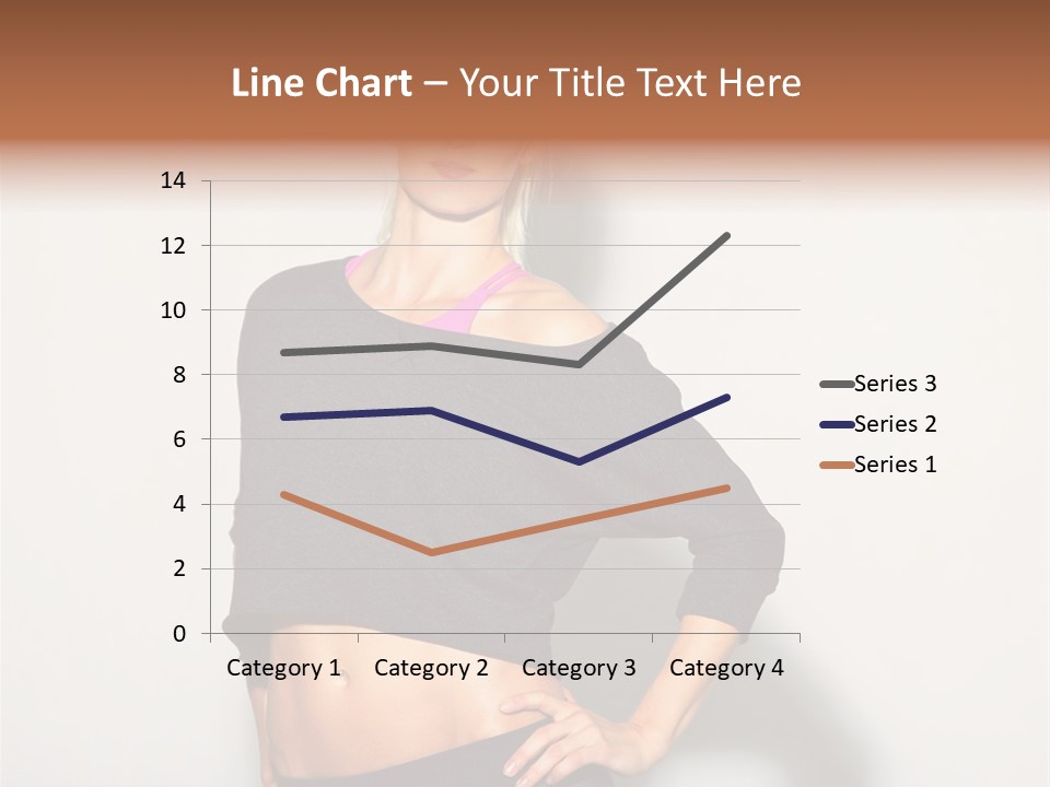 A Woman Posing For A Picture With Her Hands On Her Hips PowerPoint Template