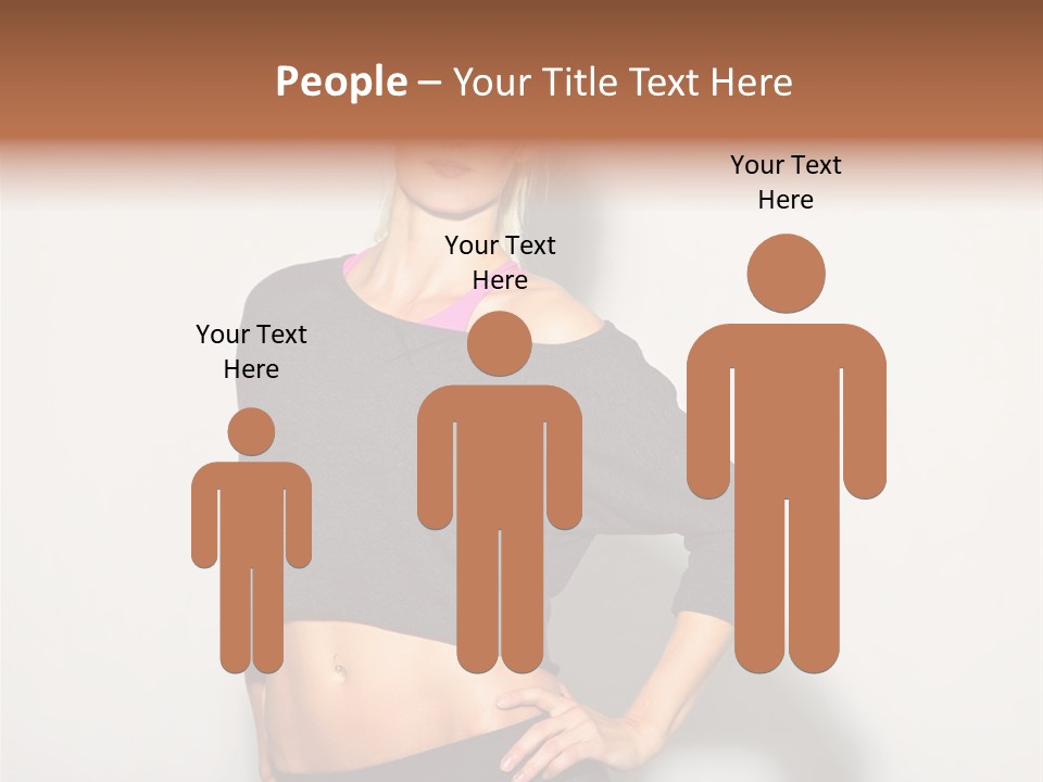 A Woman Posing For A Picture With Her Hands On Her Hips PowerPoint Template