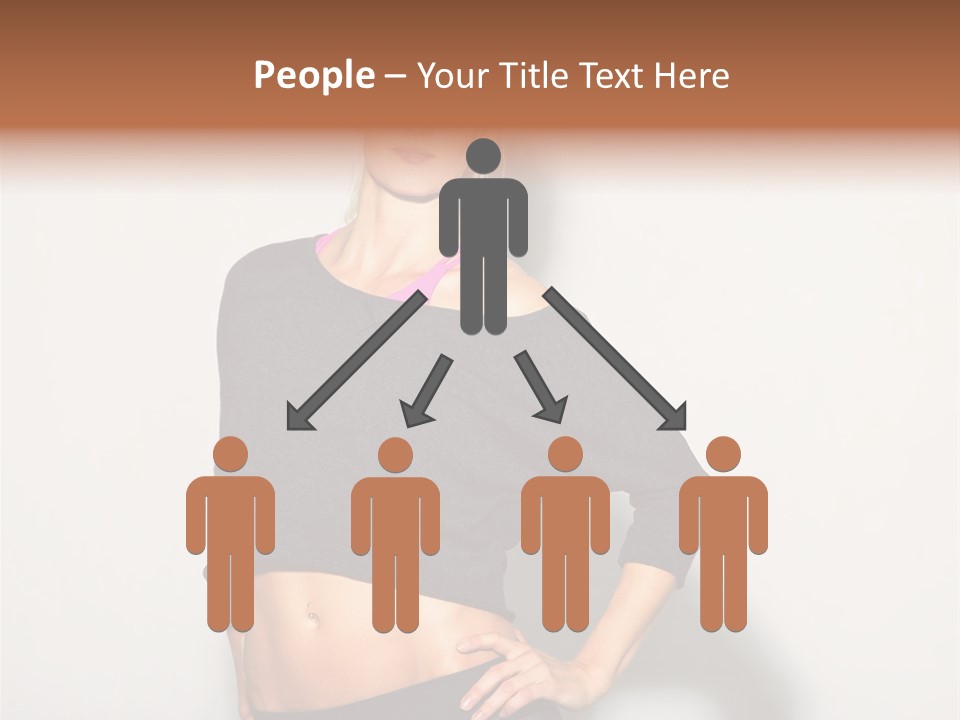 A Woman Posing For A Picture With Her Hands On Her Hips PowerPoint Template