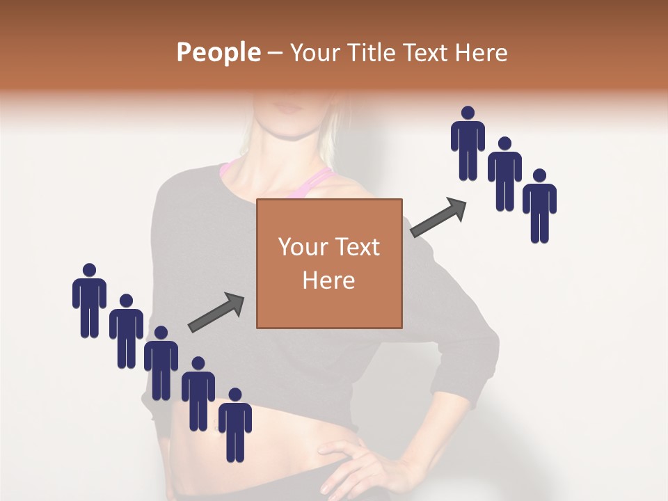 A Woman Posing For A Picture With Her Hands On Her Hips PowerPoint Template