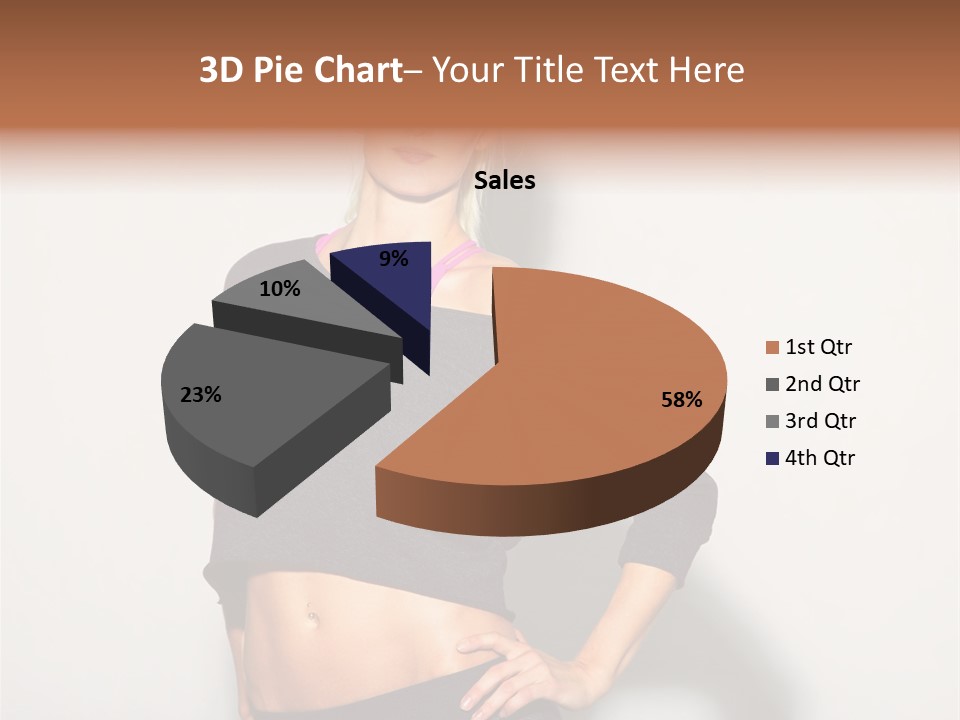 A Woman Posing For A Picture With Her Hands On Her Hips PowerPoint Template