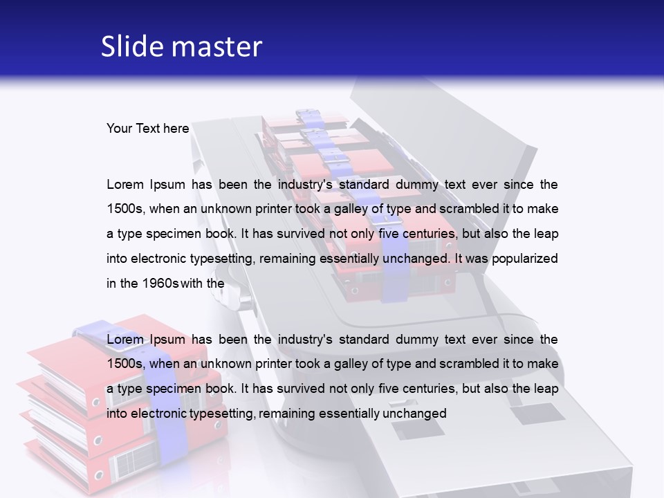 Sun Scene Shore PowerPoint Template