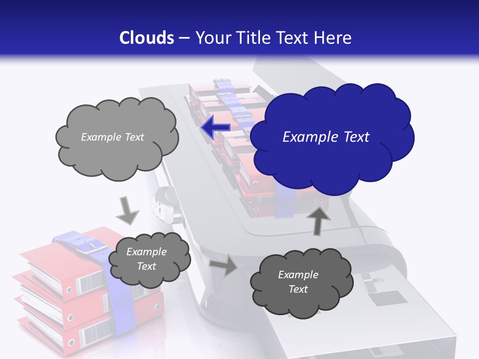Sun Scene Shore PowerPoint Template