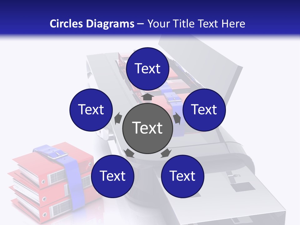 Sun Scene Shore PowerPoint Template