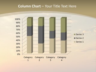 Sun Scene Shore PowerPoint Template