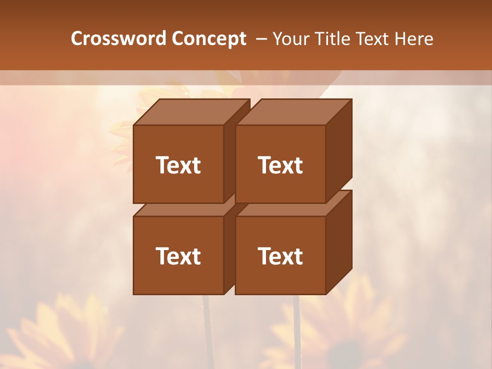 Season Beauty Sunset PowerPoint Template