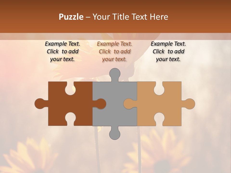 Season Beauty Sunset PowerPoint Template