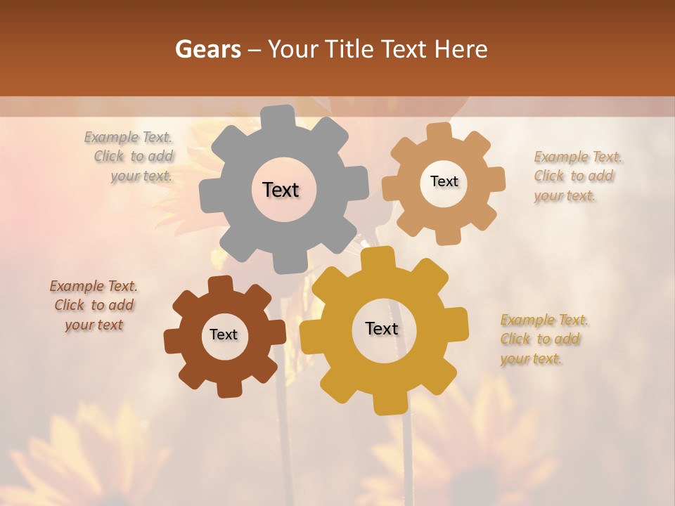 Season Beauty Sunset PowerPoint Template