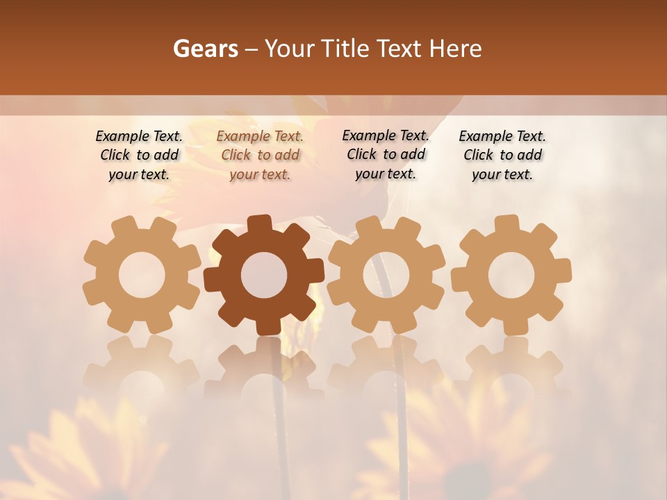 Season Beauty Sunset PowerPoint Template