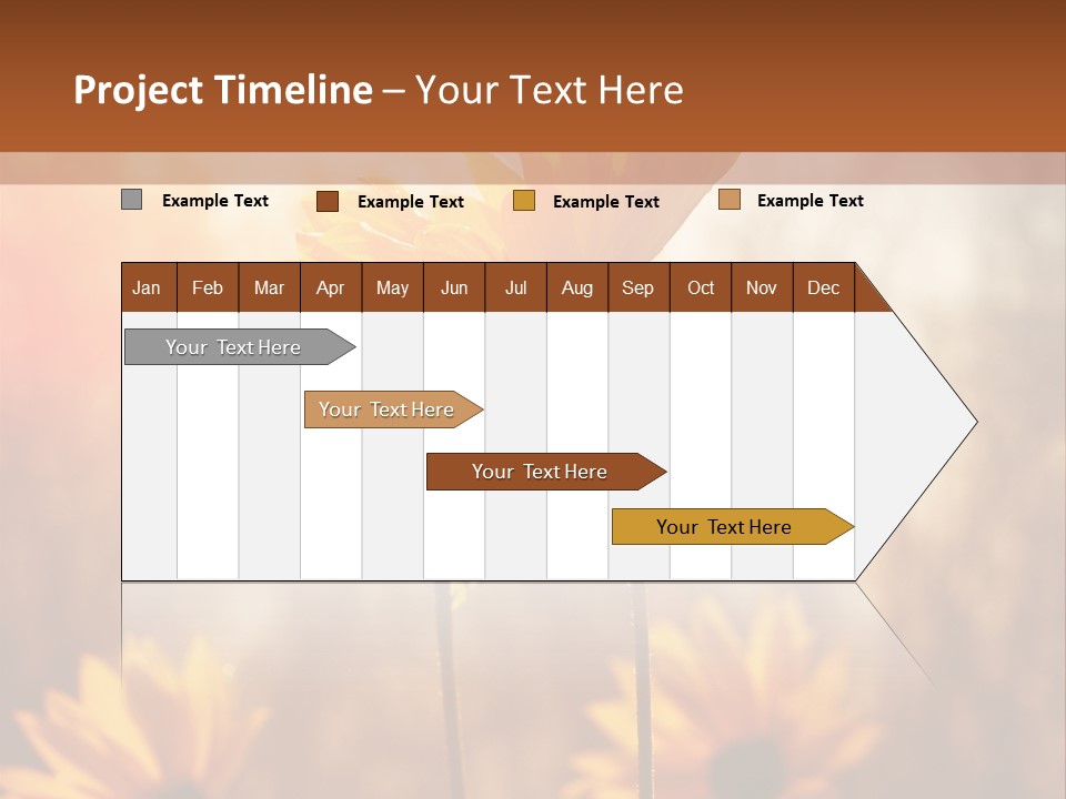 Season Beauty Sunset PowerPoint Template
