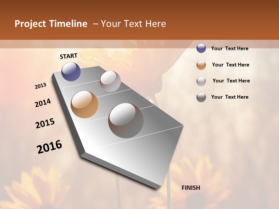 Season Beauty Sunset PowerPoint Template