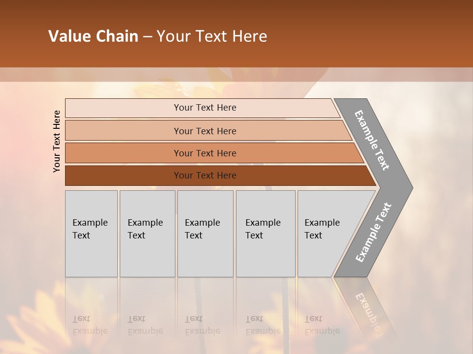 Season Beauty Sunset PowerPoint Template