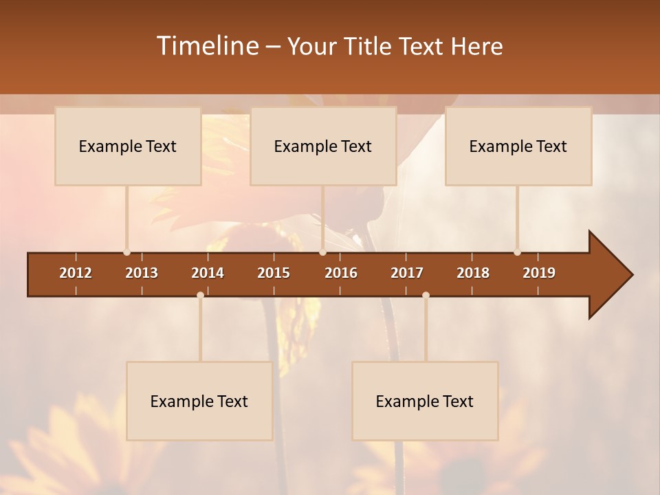 Season Beauty Sunset PowerPoint Template