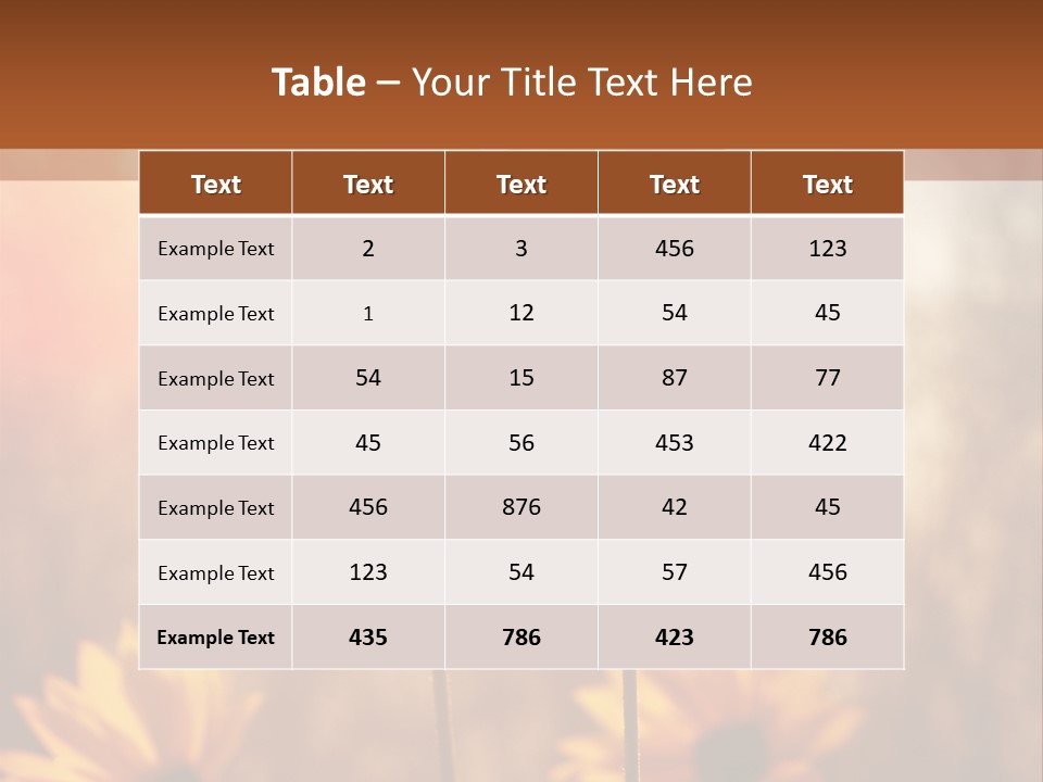 Season Beauty Sunset PowerPoint Template