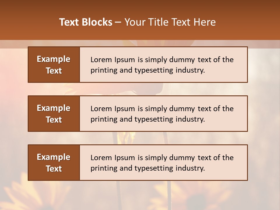 Season Beauty Sunset PowerPoint Template