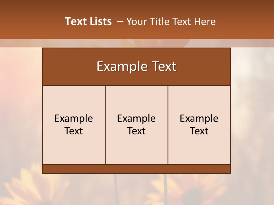 Season Beauty Sunset PowerPoint Template