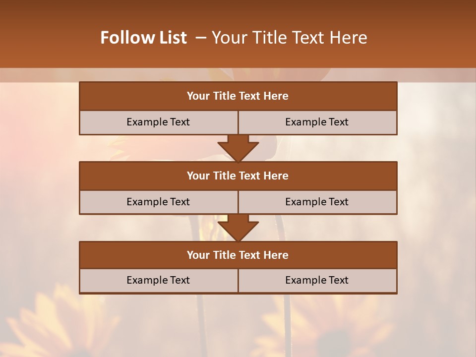 Season Beauty Sunset PowerPoint Template