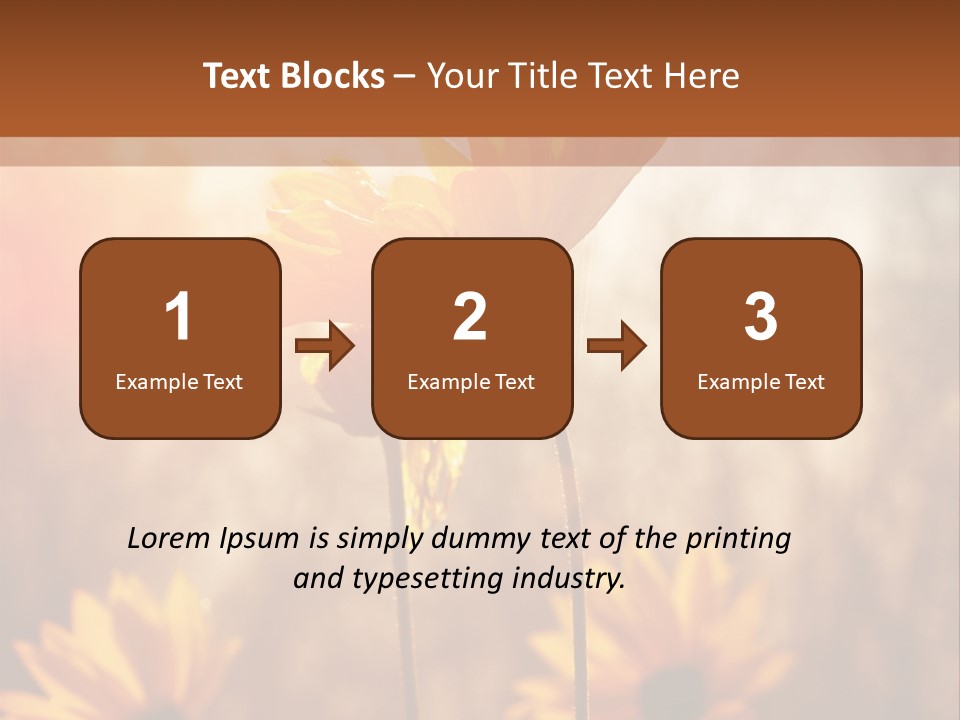 Season Beauty Sunset PowerPoint Template