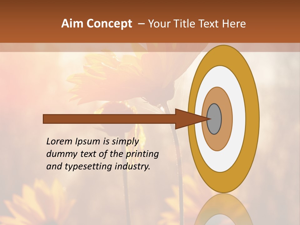 Season Beauty Sunset PowerPoint Template