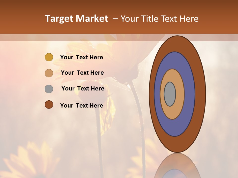 Season Beauty Sunset PowerPoint Template