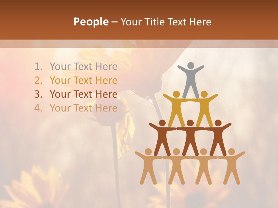 Season Beauty Sunset PowerPoint Template