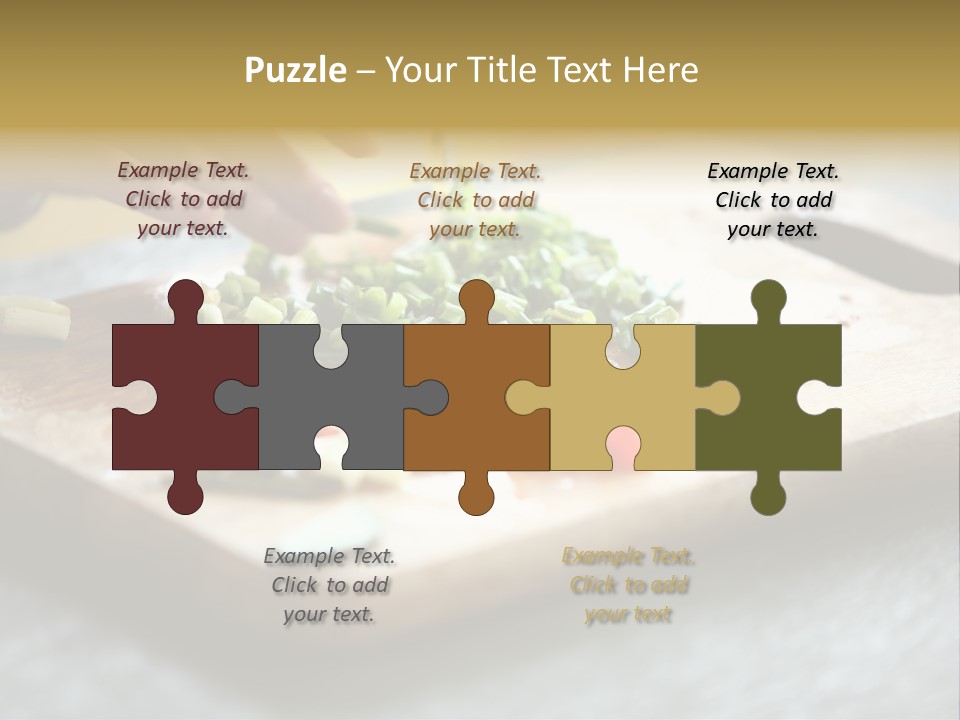 A Person Chopping Vegetables On A Cutting Board PowerPoint Template