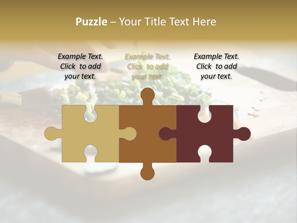 A Person Chopping Vegetables On A Cutting Board PowerPoint Template