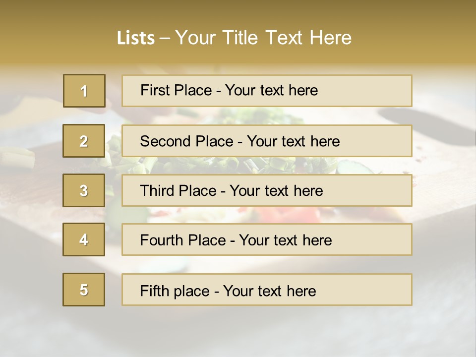 A Person Chopping Vegetables On A Cutting Board PowerPoint Template