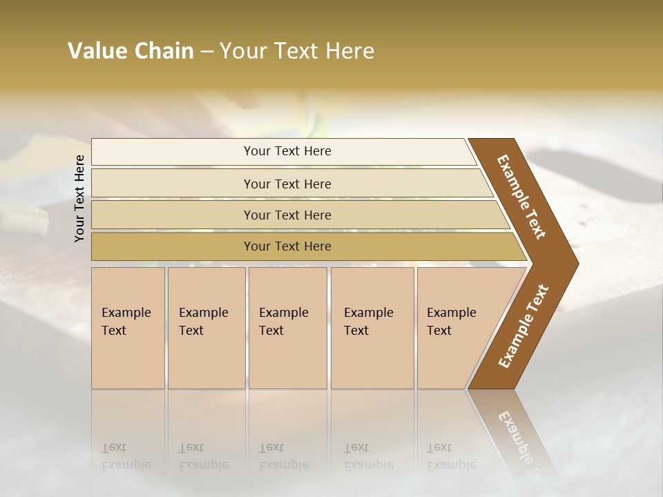 A Person Chopping Vegetables On A Cutting Board PowerPoint Template