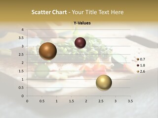 A Person Chopping Vegetables On A Cutting Board PowerPoint Template