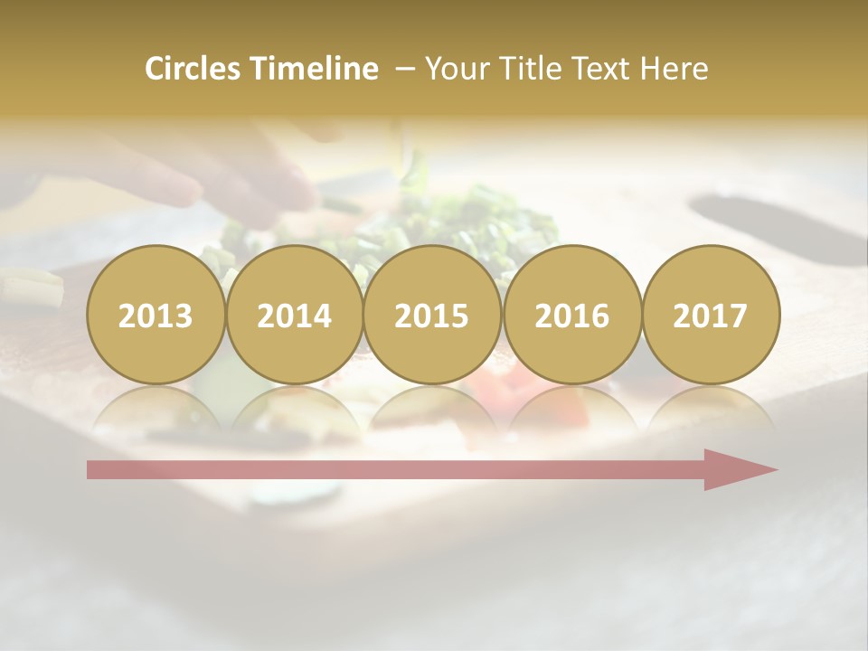 A Person Chopping Vegetables On A Cutting Board PowerPoint Template