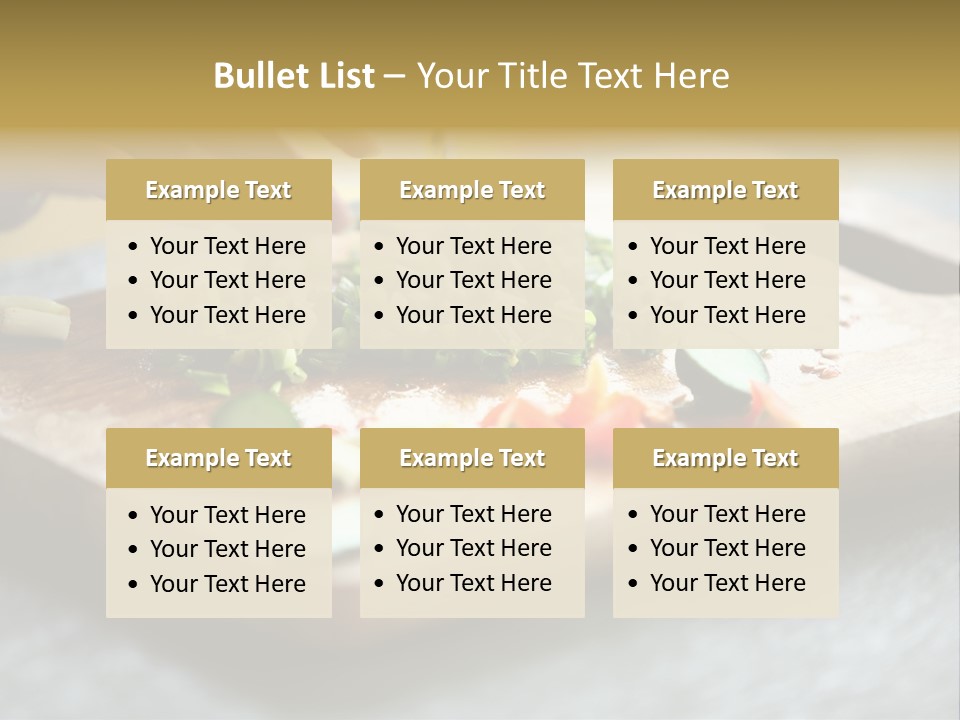 A Person Chopping Vegetables On A Cutting Board PowerPoint Template