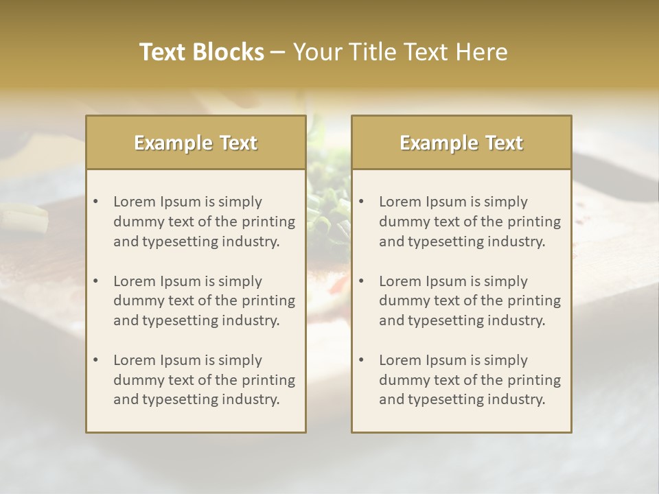 A Person Chopping Vegetables On A Cutting Board PowerPoint Template