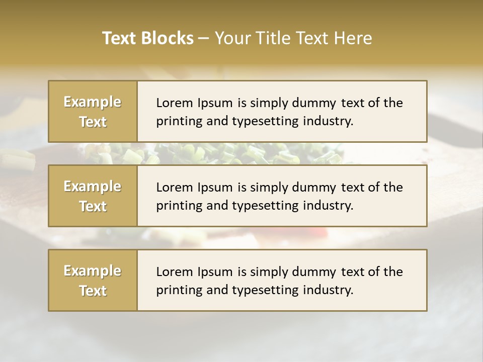 A Person Chopping Vegetables On A Cutting Board PowerPoint Template
