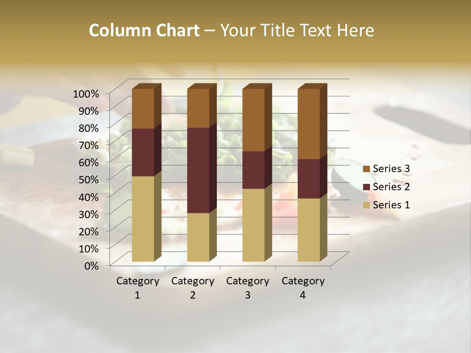 A Person Chopping Vegetables On A Cutting Board PowerPoint Template