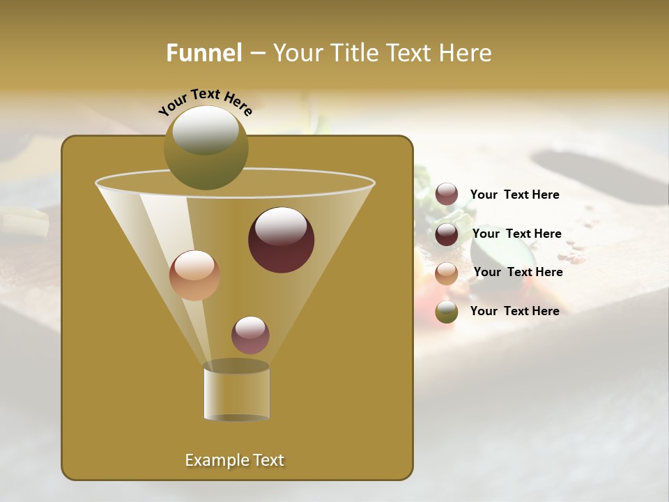 A Person Chopping Vegetables On A Cutting Board PowerPoint Template