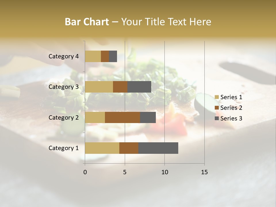 A Person Chopping Vegetables On A Cutting Board PowerPoint Template
