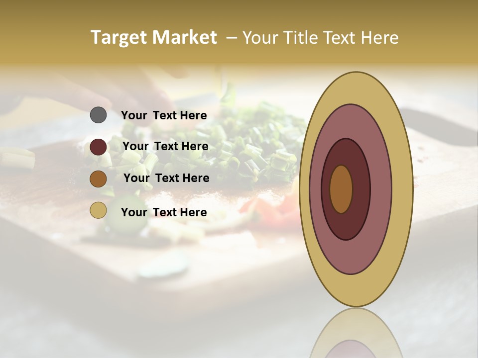 A Person Chopping Vegetables On A Cutting Board PowerPoint Template