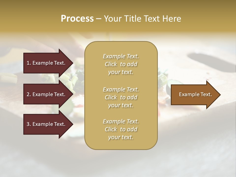 A Person Chopping Vegetables On A Cutting Board PowerPoint Template