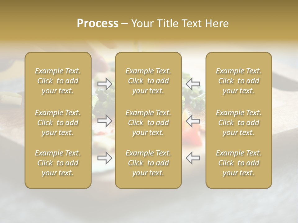 A Person Chopping Vegetables On A Cutting Board PowerPoint Template
