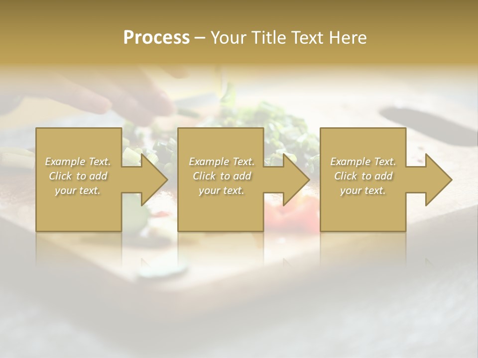 A Person Chopping Vegetables On A Cutting Board PowerPoint Template
