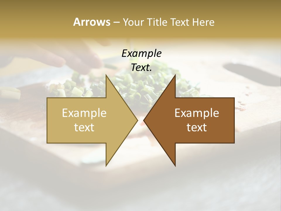 A Person Chopping Vegetables On A Cutting Board PowerPoint Template