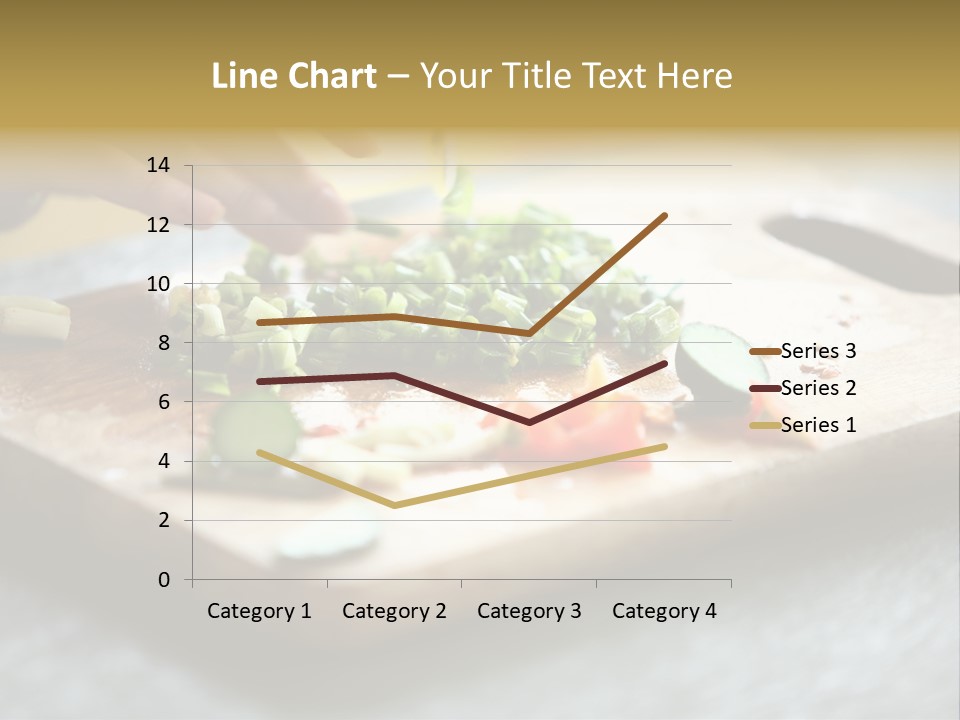 A Person Chopping Vegetables On A Cutting Board PowerPoint Template