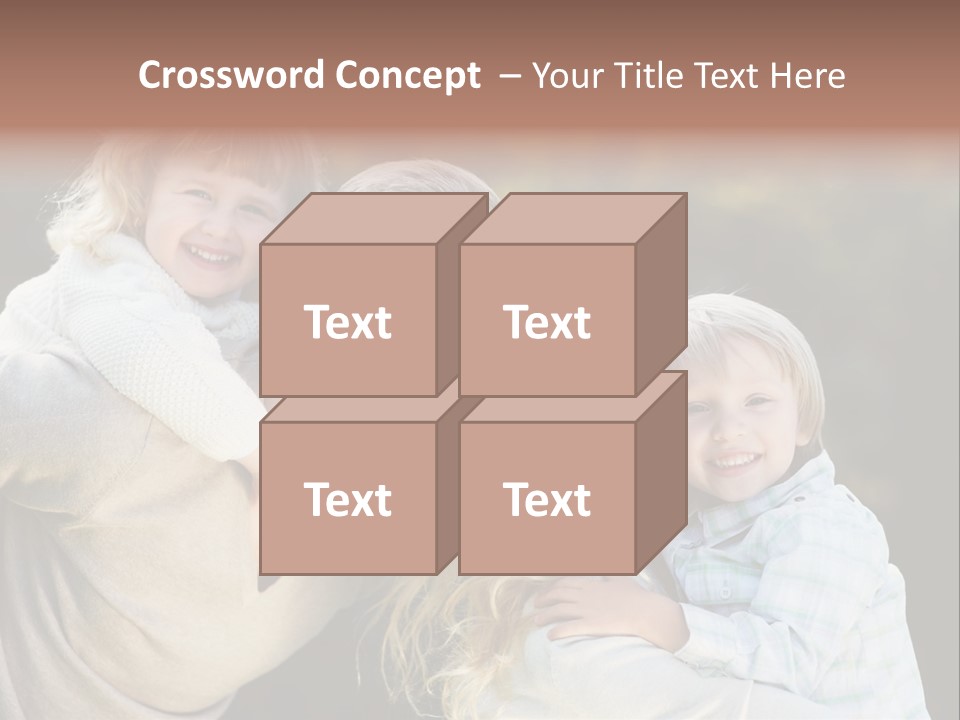 Parent Caucasian Happiness PowerPoint Template