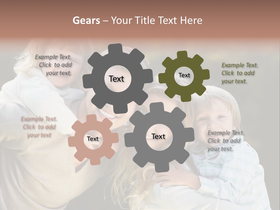 Parent Caucasian Happiness PowerPoint Template