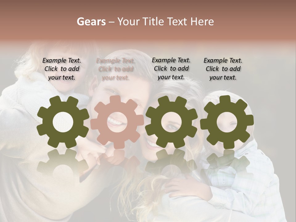 Parent Caucasian Happiness PowerPoint Template